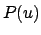 $\displaystyle P(u)$