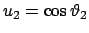 $ u_2 = \cos\vartheta_2$